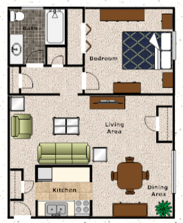 the floor plan of the upper level of a town house